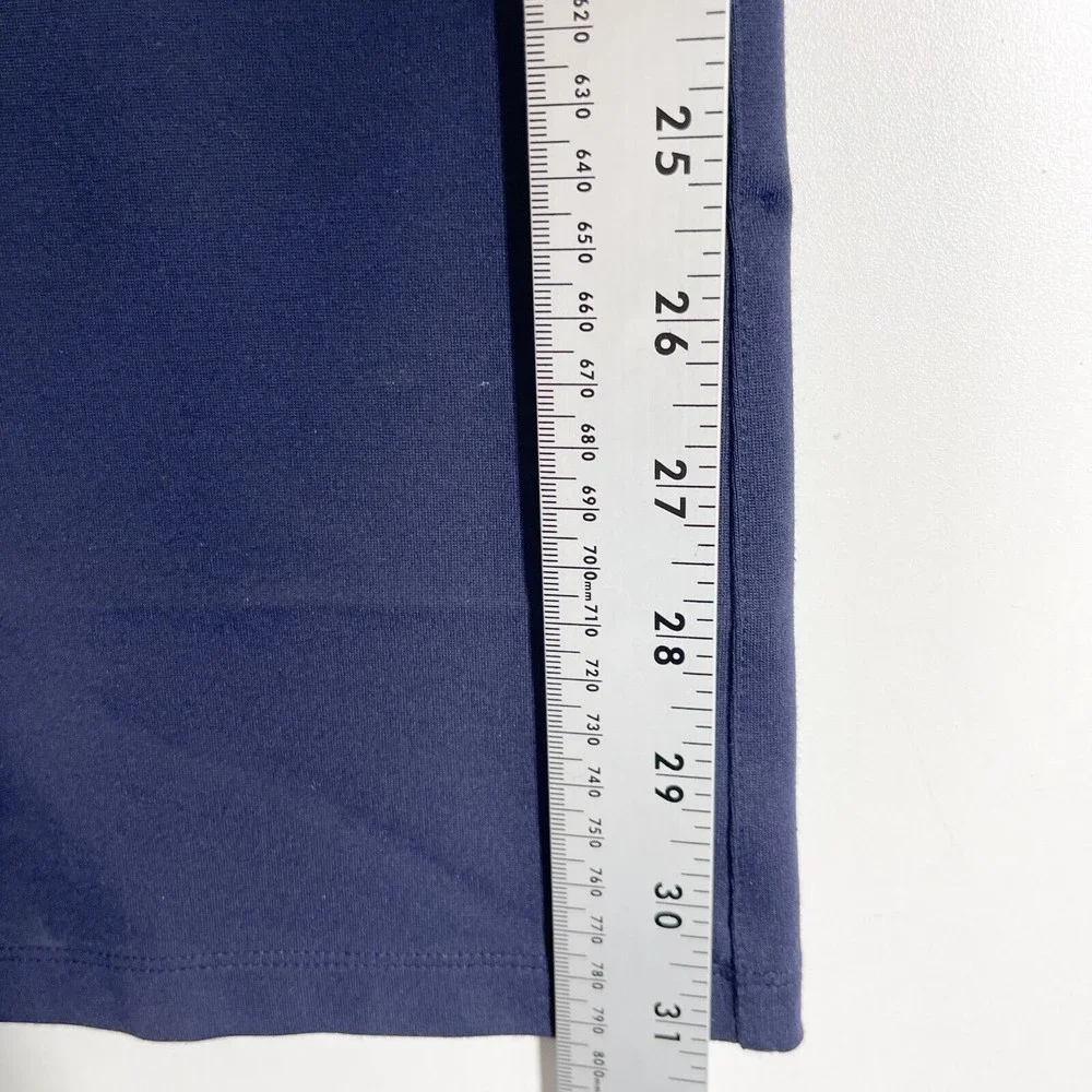 Betabrand Navy Classic Dress Yoga Bootcut Pants Mid Rise Womens Size Small Tall - Picture 4 of 7